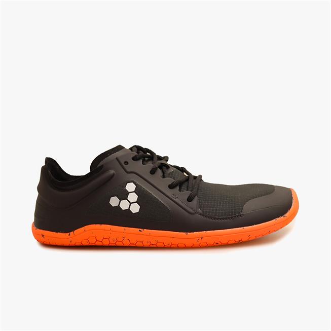 Vivobarefoot Primus Lite III All Weather Futócipő Női Obsidian//Orange | vivo-83716