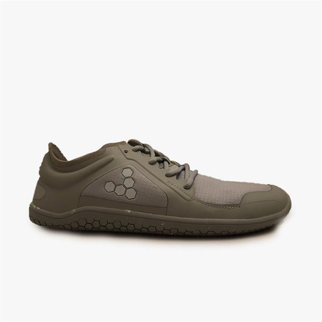 Vivobarefoot Primus Lite III All Weather Futócipő Férfi Szürke Zöld | vivo-87941