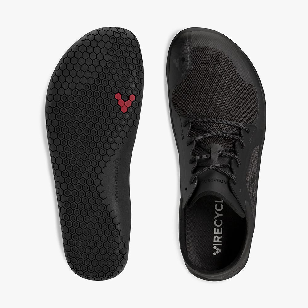 Vivobarefoot Primus Lite III Tornacipő Férfi Obszidián | vivo-16389