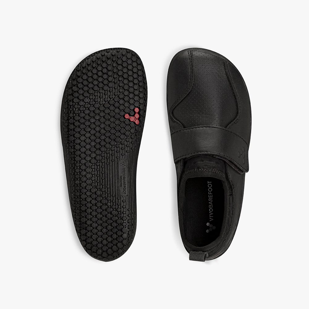 Vivobarefoot Primus School II Iskola Cipők Gyerek Obszidián | vivo-25168