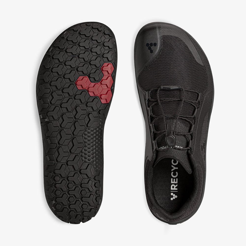 Vivobarefoot Primus Trail II FG Trail Futócipők Férfi Obszidián | vivo-98067