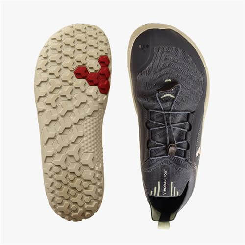 Vivobarefoot Primus Trail Knit FG Trail Futócipők Férfi Kék | vivo-35649