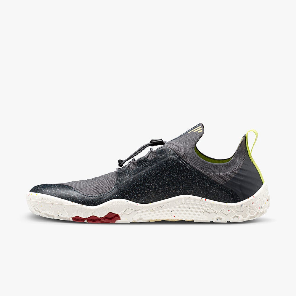 Vivobarefoot Primus Trail Knit FG Trail Futócipők Férfi Mélyszürke | vivo-56723