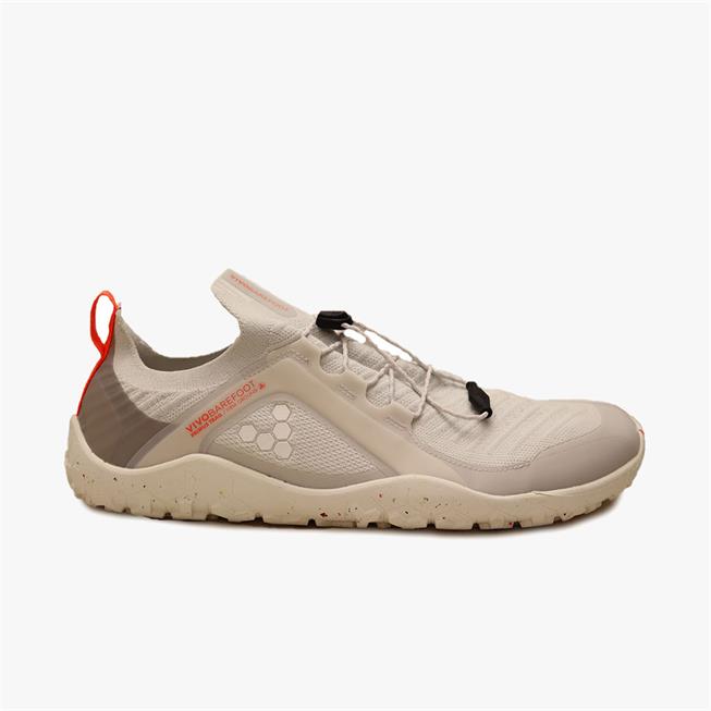 Vivobarefoot Primus Trail Knit FG Trail Futócipők Férfi Khaki | vivo-89276