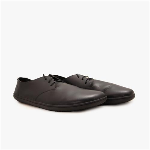 Vivobarefoot RA LUX LEATHER Oxford Cipők Férfi Fekete | vivo-08964