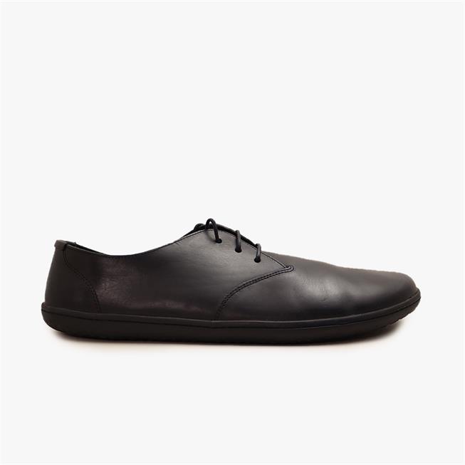 Vivobarefoot RA LUX LEATHER Oxford Cipők Férfi Fekete | vivo-08964