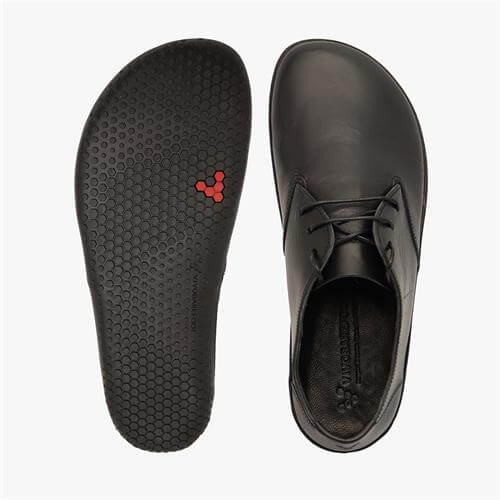 Vivobarefoot RA LUX Oxford Cipők Férfi Fekete | vivo-53207