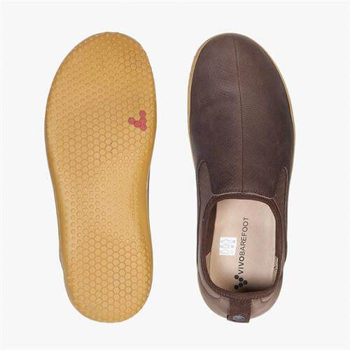 Vivobarefoot SLYDE Slip On Férfi Barna | vivo-60294