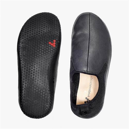 Vivobarefoot SLYDE Slip On Férfi Fekete | vivo-53948