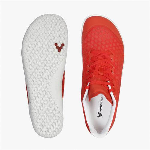 Vivobarefoot STEALTH III Futócipő Női Piros | vivo-67892