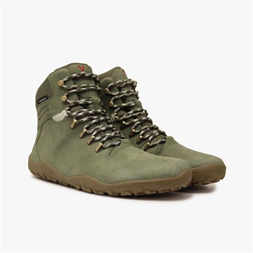 Vivobarefoot TRACKER FG Túracipő Férfi Brown/Green | vivo-59217