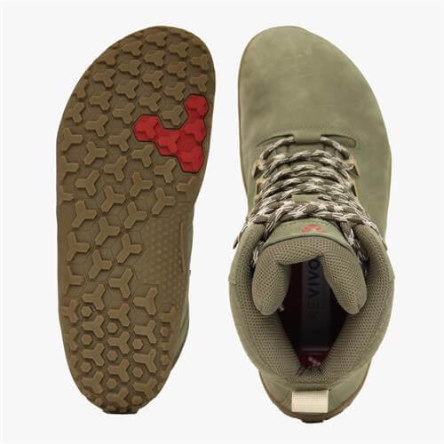 Vivobarefoot TRACKER FG Túracipő Férfi Brown/Green | vivo-59217