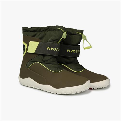 Vivobarefoot VIVO YETI JUNIOR Téli Cipő Gyerek Olivazöld | vivo-05763