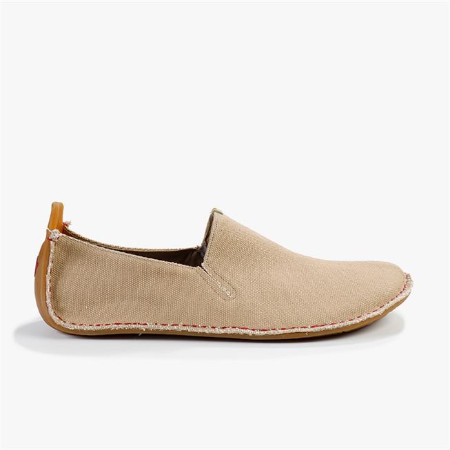 Vivobarefoot ABABA CANVAS Slip On Női Bézs | vivo-35960