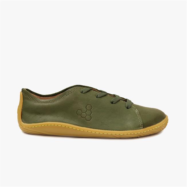 Vivobarefoot ADDIS JUNIOR Tornacipő Gyerek Brown/Green | vivo-19876