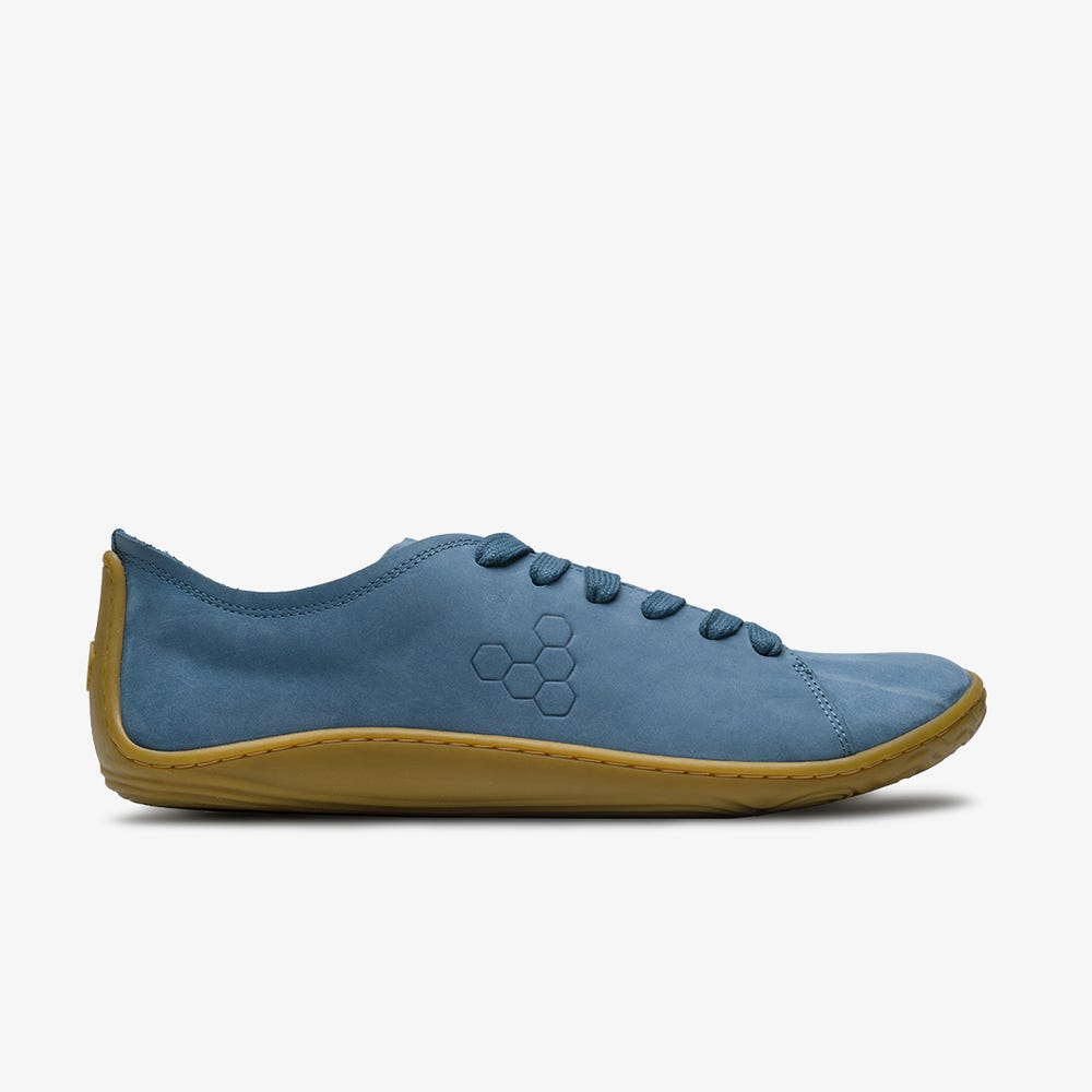 Vivobarefoot Addis Tornacipő Férfi Sötétkék | vivo-74183