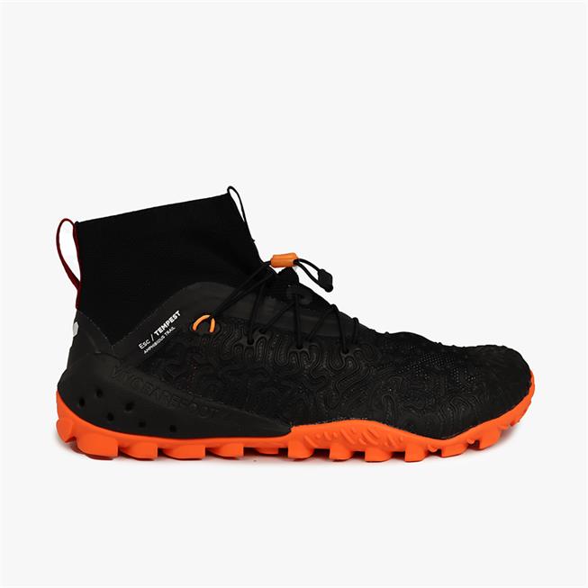 Vivobarefoot ESC TEMPEST Futócipő Női Obsidian/Orange | vivo-65298