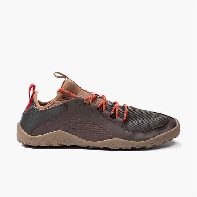 Vivobarefoot PRIMUS TREK Túracipő Férfi Barna | vivo-06547