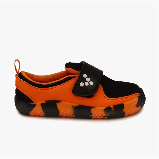 Vivobarefoot PRIMUS Tornacipő Gyerek Orange/Black | vivo-28479